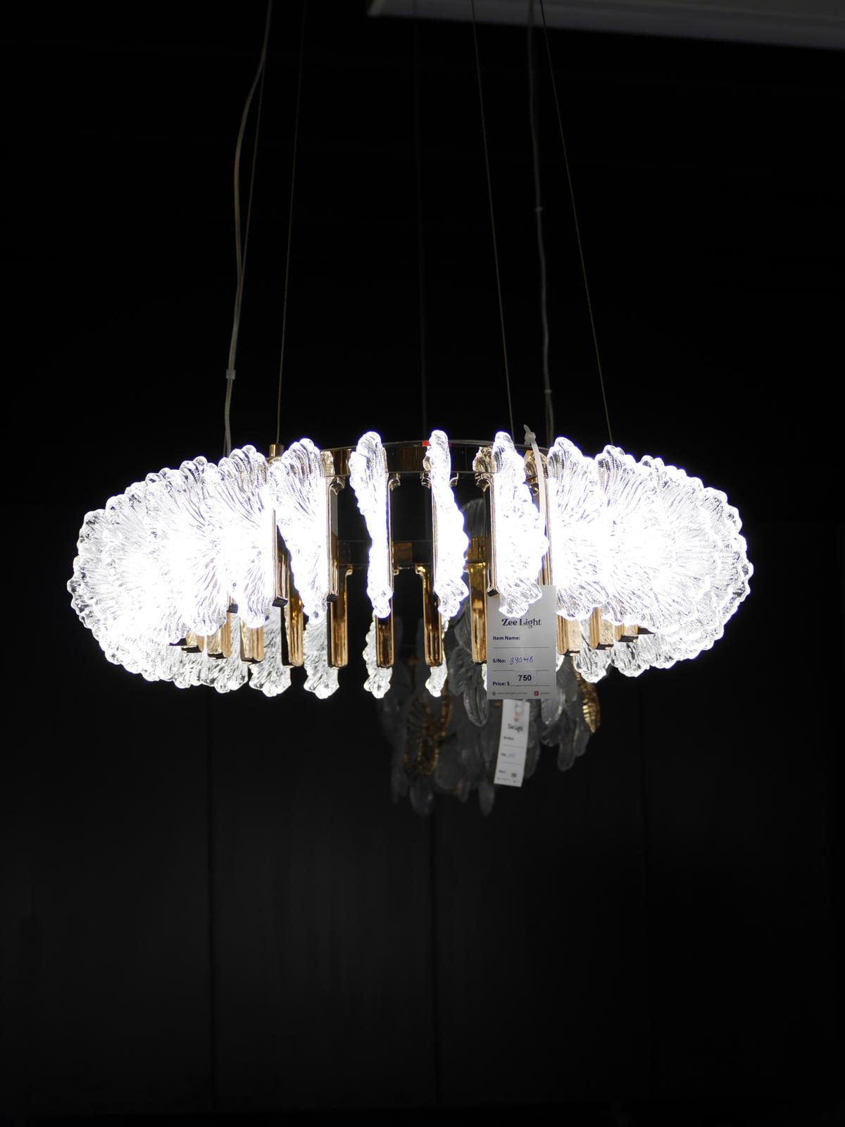 Crystal Feather Luxury Chandelier