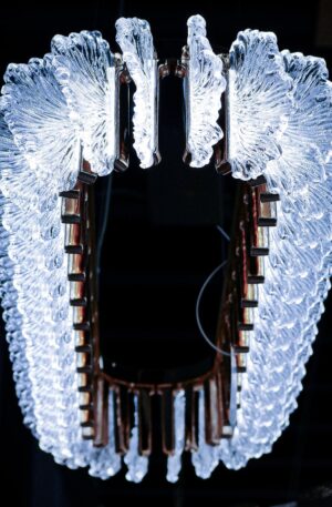 Aurora Crystal Wave Chandelier