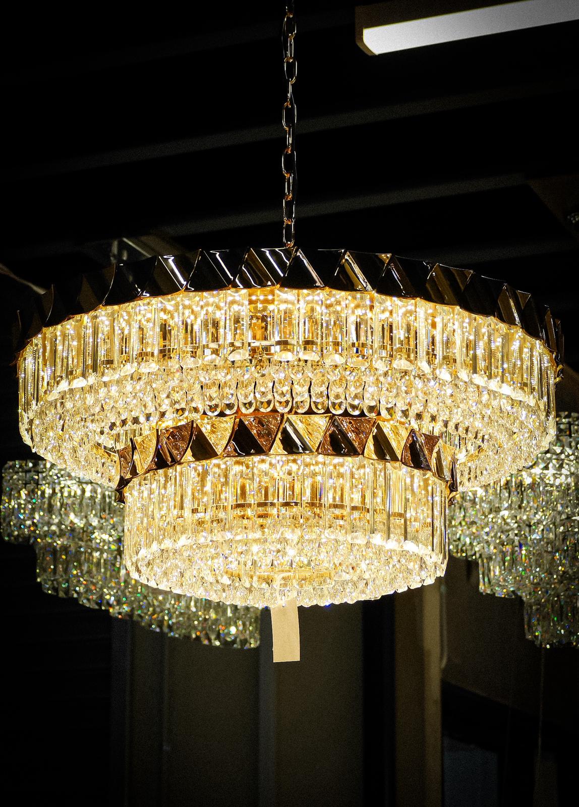 Imperial Grandeur Crystal Chandelier
